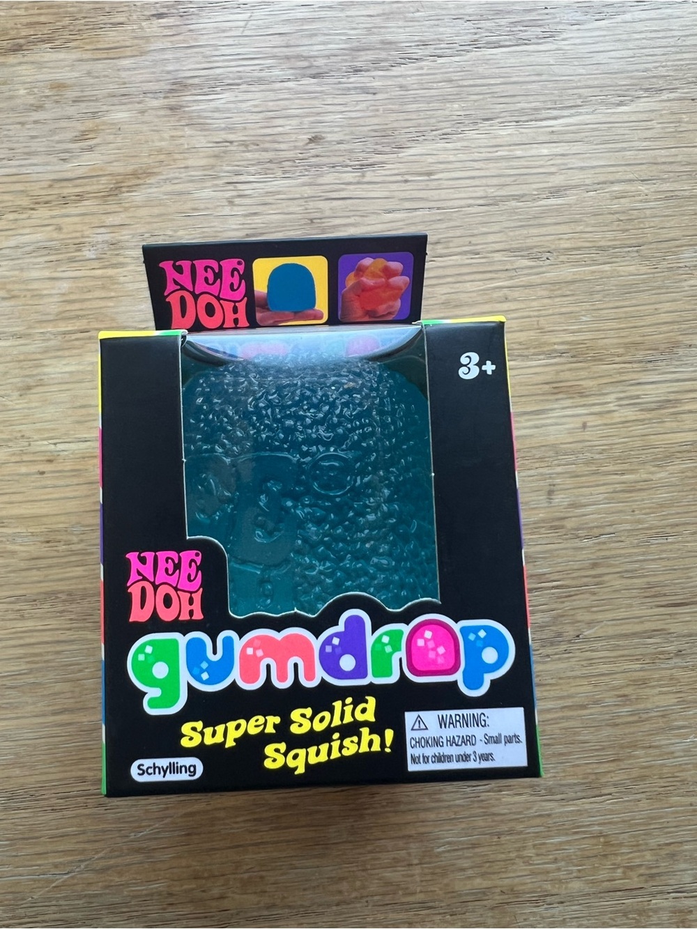 Needoh Gumdrop Super Solid Squish Toy - Teal